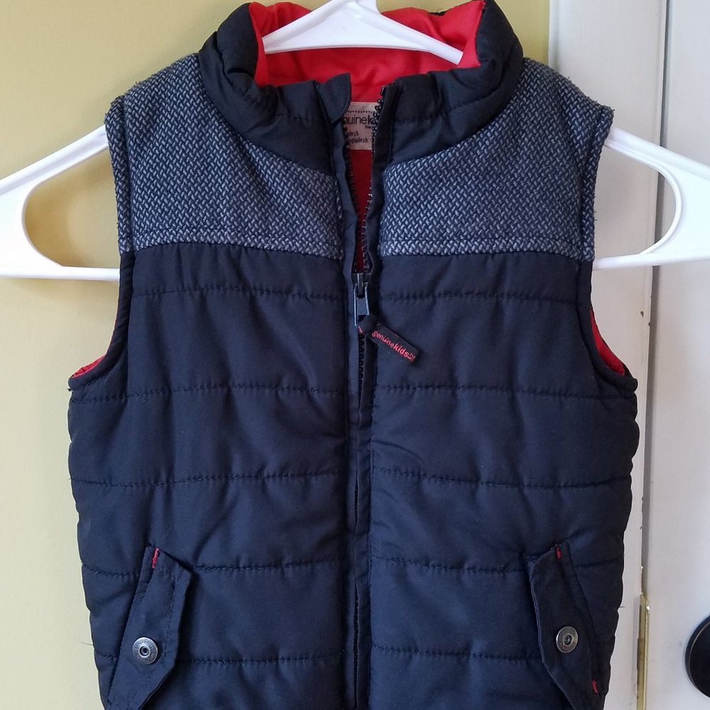 Toddler Kids Black Vest 4T